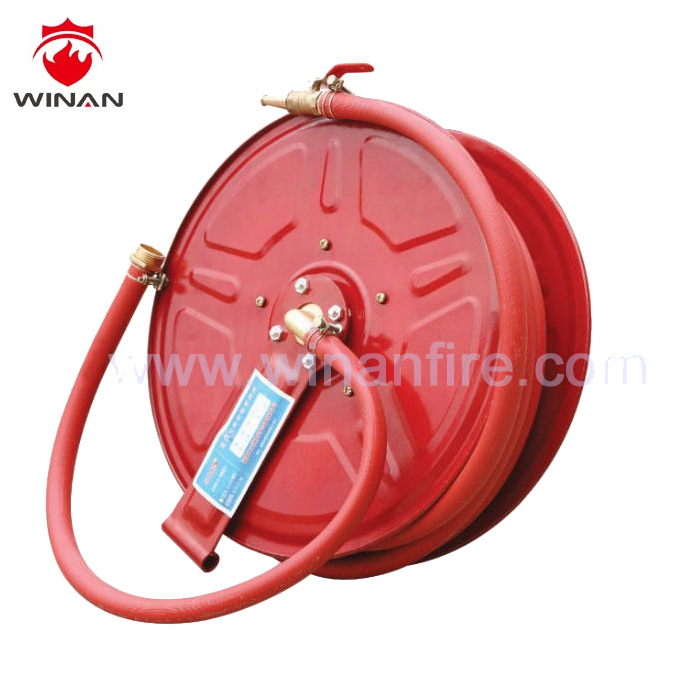 Factory Supply Firefighting Accessories Fire Hose Reel with 1inch Nozzle