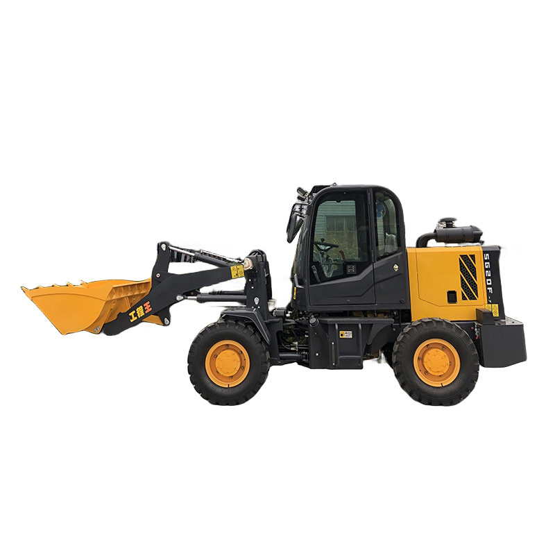 Chinese Earth Moving Machine of 	Front Wheel Loader 1 Ton 1000kg with 3 in 1 Bucket