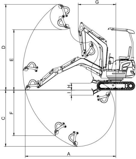 New Mini Wheel Komatsu Rc Excavator Machine 1 Ton/2 Ton/3.5 Ton Free Shipping Mini Loader Chinese Brand Mini Dump Xinchai Engine