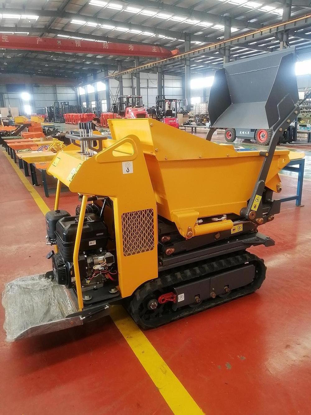 China High Quality Hand Push Self Loading Mini Track Dumper Crawler Mini Dumper With Handles Dumper