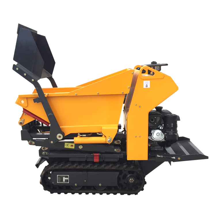 China High Quality Hand Push Self Loading Mini Track Dumper Crawler Mini Dumper With Handles Dumper