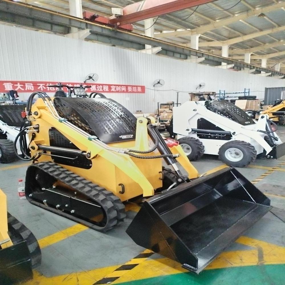 China EPA Mini Skid Steer 300kg 400kg Skid Steer Crawler Loader with Attachments