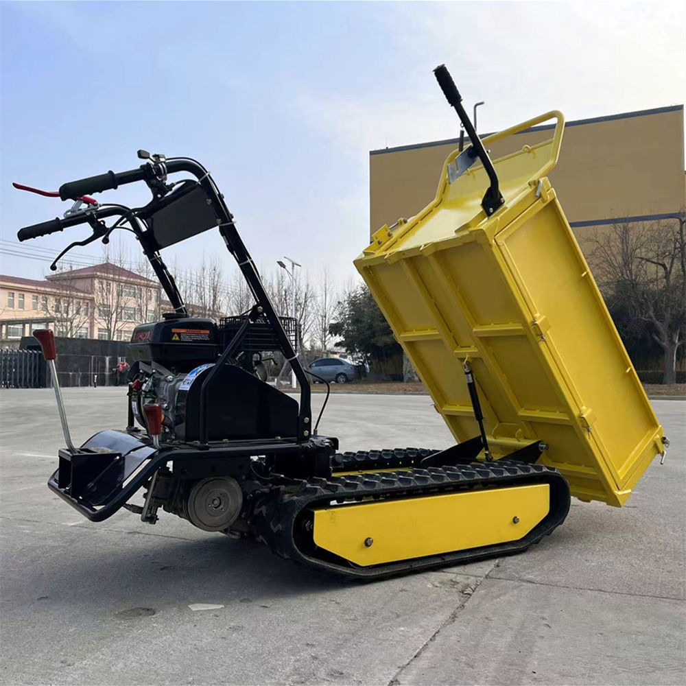 500Kg Wheelbarrow Mini Dumper With Stratton Mini Site Dumper Mini Transporter Track Carrier With Hydraulic Tipping