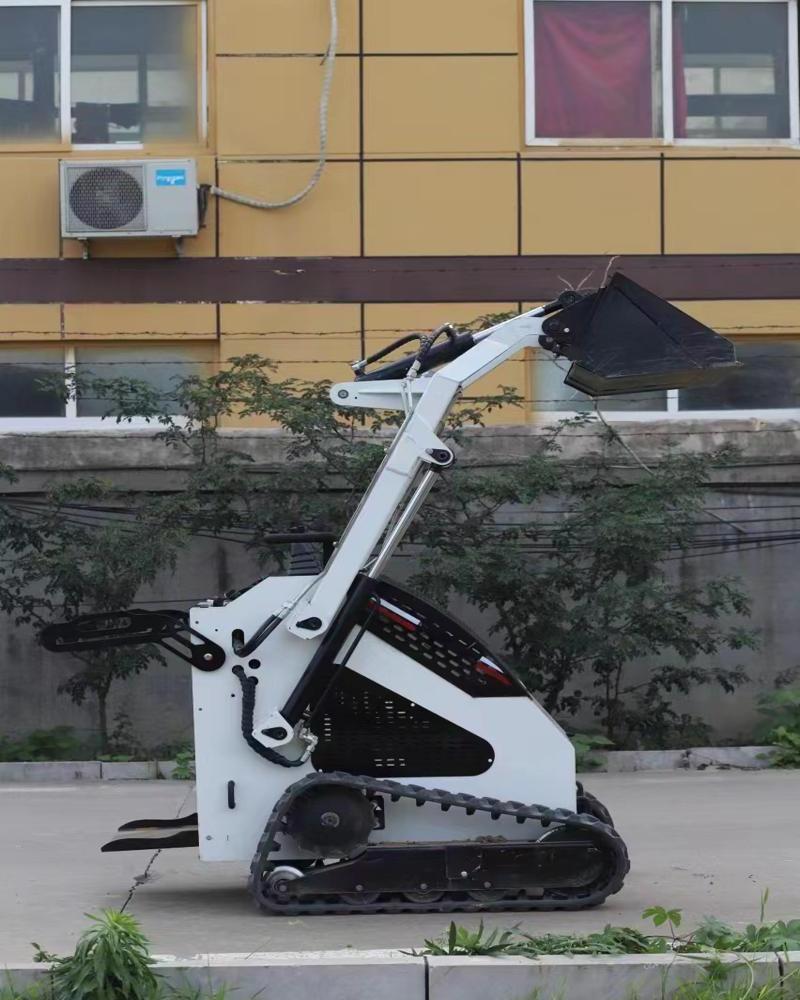 China EPA Mini Skid Steer 300kg 400kg Skid Steer Crawler Loader with Attachments