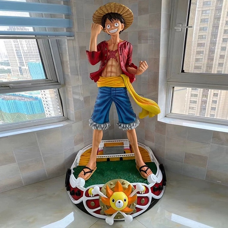 Customized life-size fiberglass figure statue sculpture, pirate king figure sculpture decoration