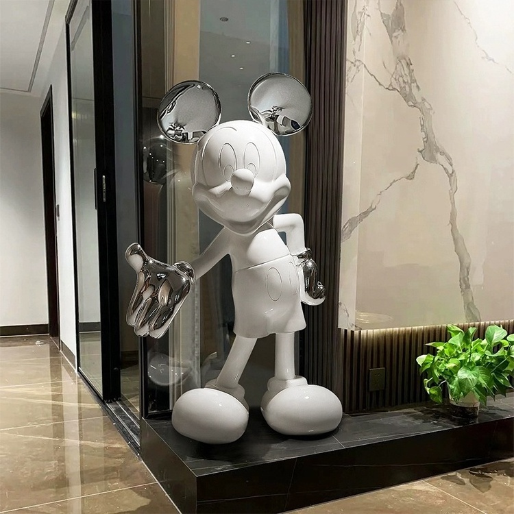 Customized High Quality Art Pop Mouse Large Decoration Opening Gift Mouse Sculpture Art Decoration