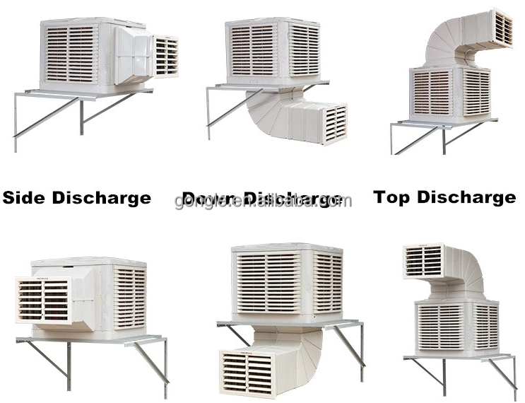 Desert air cooler 380V industrial air conditioner wall mounted water cooling fan