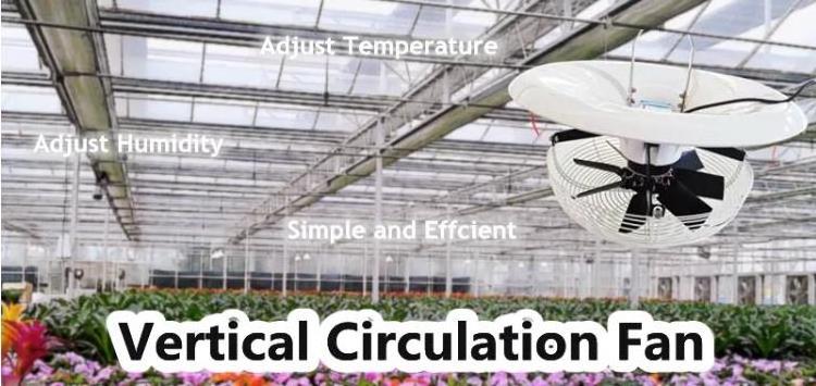 Greenhouse vertical circulation fan airflow fan vertical ventilation fan for greenhouse agriculture poultry farm