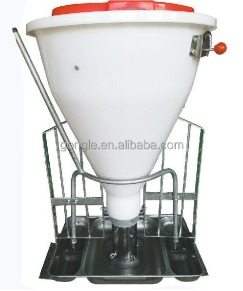 Automatic pig feeder plastic dry wet hog feeder for fattening piggery farm equipment