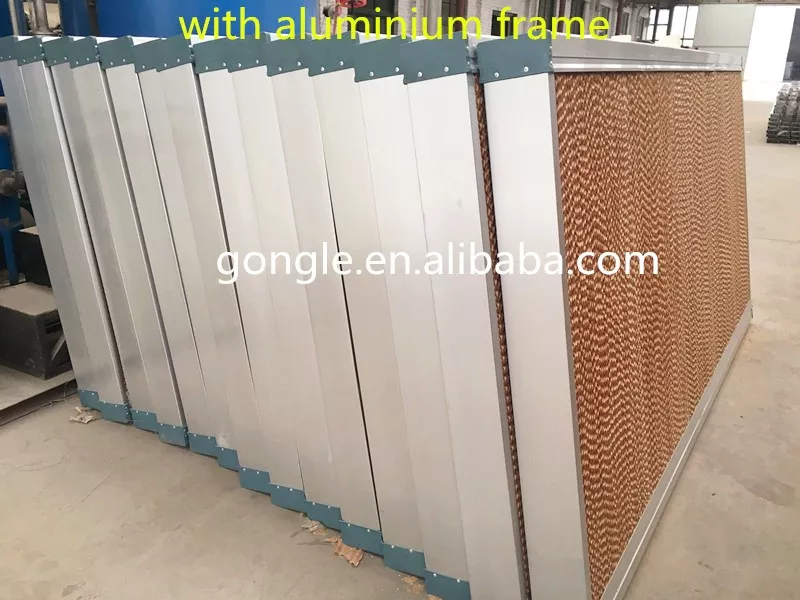 Cooling system greenhouse wet wall cellulose cooling pad chicken nesting pads nest pad for poultry farm