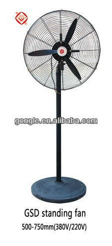 Industrial Wall Fan 750mm Diameter Size OEM Cast Iron AC Axial Flow Fan Online Support Three-piece Speed Speed GS 220/380 V