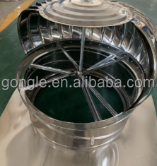 Industrial roof no power exhaust fan ventilator / fan turbine roof for mill /super power turbo fan