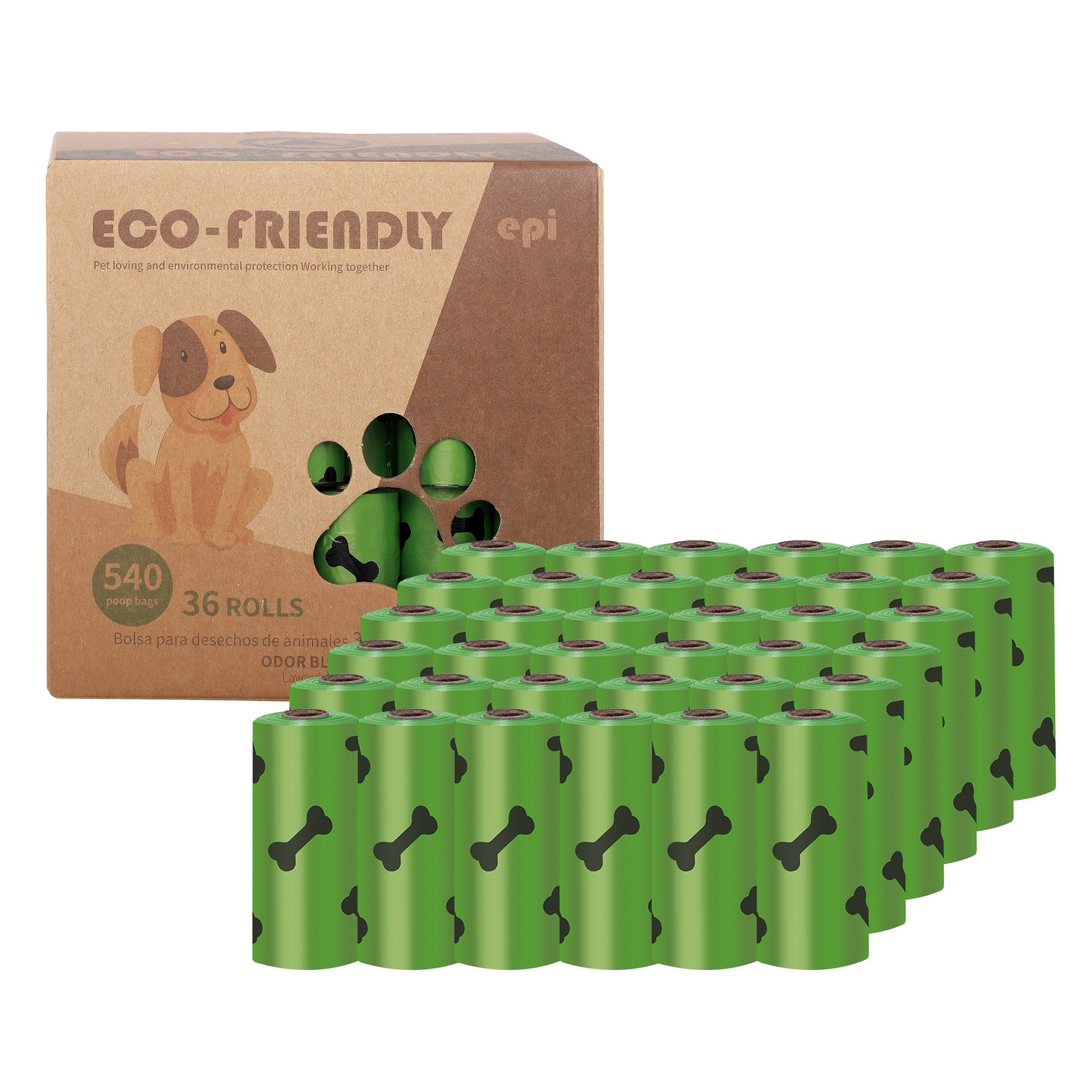 GPB03 scented eco friendly compostable biodegradable dogbuddy thick dogs poop bag extra large waste  dog poo bags for dogs