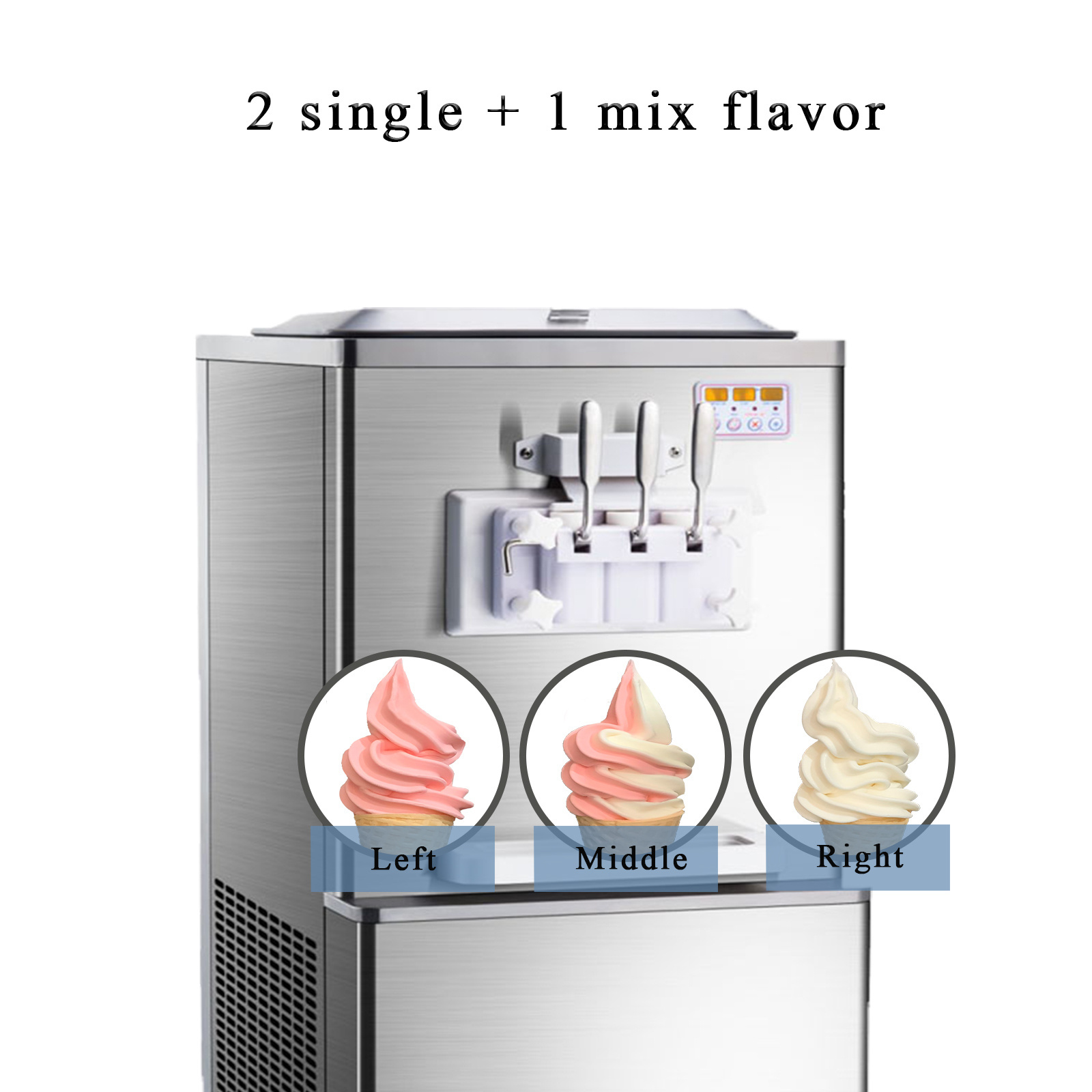 Gongly Brand Best Price Soft Ice Cream Machine Promotion Price Good Quality Ice Cream Dispensing Machine