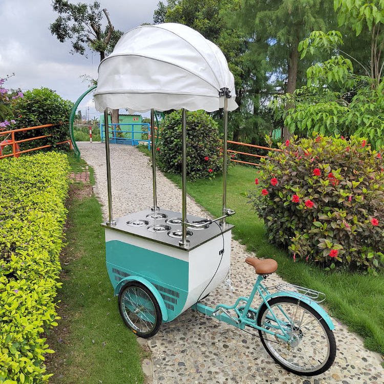 Competitive Price Professional Production Easy To Operate Ice Cream Electric Cart Food Bike