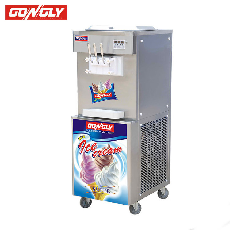 Professional Handmade Factory Direct 3 Flavors Ice Cream Machines South Africa With Air Pump Manufacturers With CE Best Price