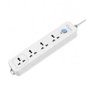 GONEO Flat Plug Power Strip 4 Socket Indoor Electric Power for Home Office Durable and Stylish Plug & Sockets