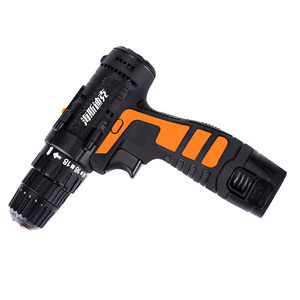 HYSTIC   Yellow Rechargeable  Power Screw Drivers Cordless Impact Drill Set Portable Wireless Electric Screwdriver Kits