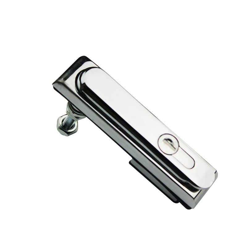 Stainless steel  hidden cabinet hasp sliding bolt security door lock with keys