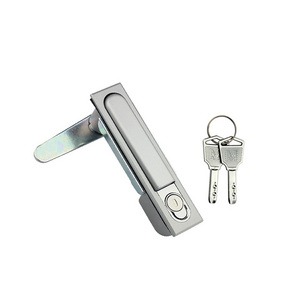 Stainless steel  hidden cabinet hasp sliding bolt security door lock with keys