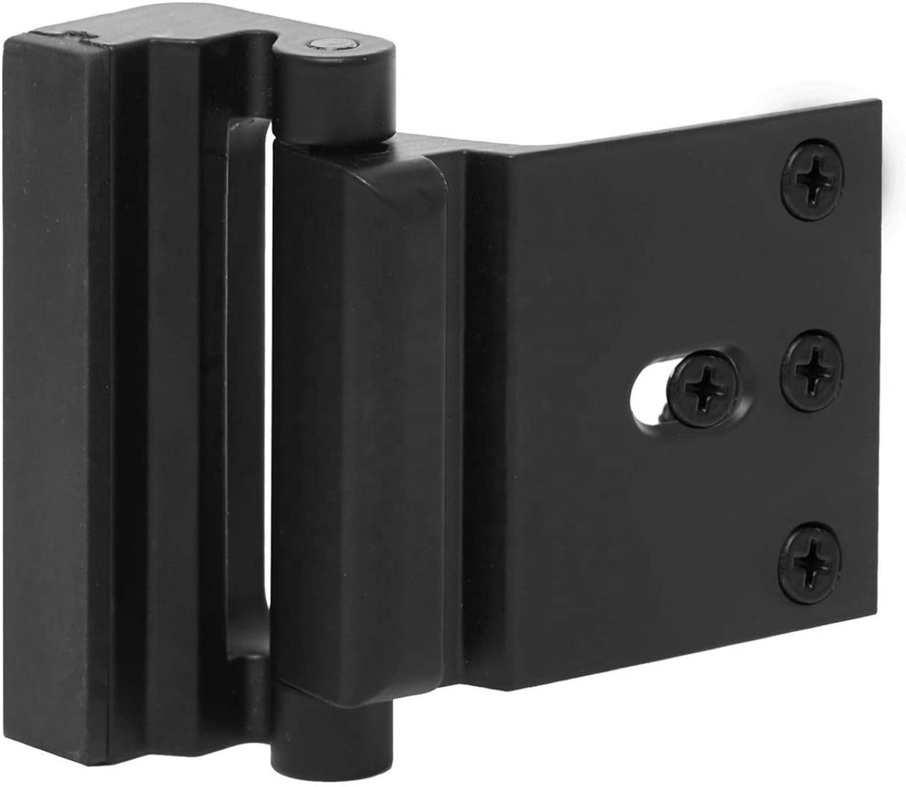 Door Reinforcement Lock Child Safety Door Security Lock with 4 Screws for Inward Swinging Door