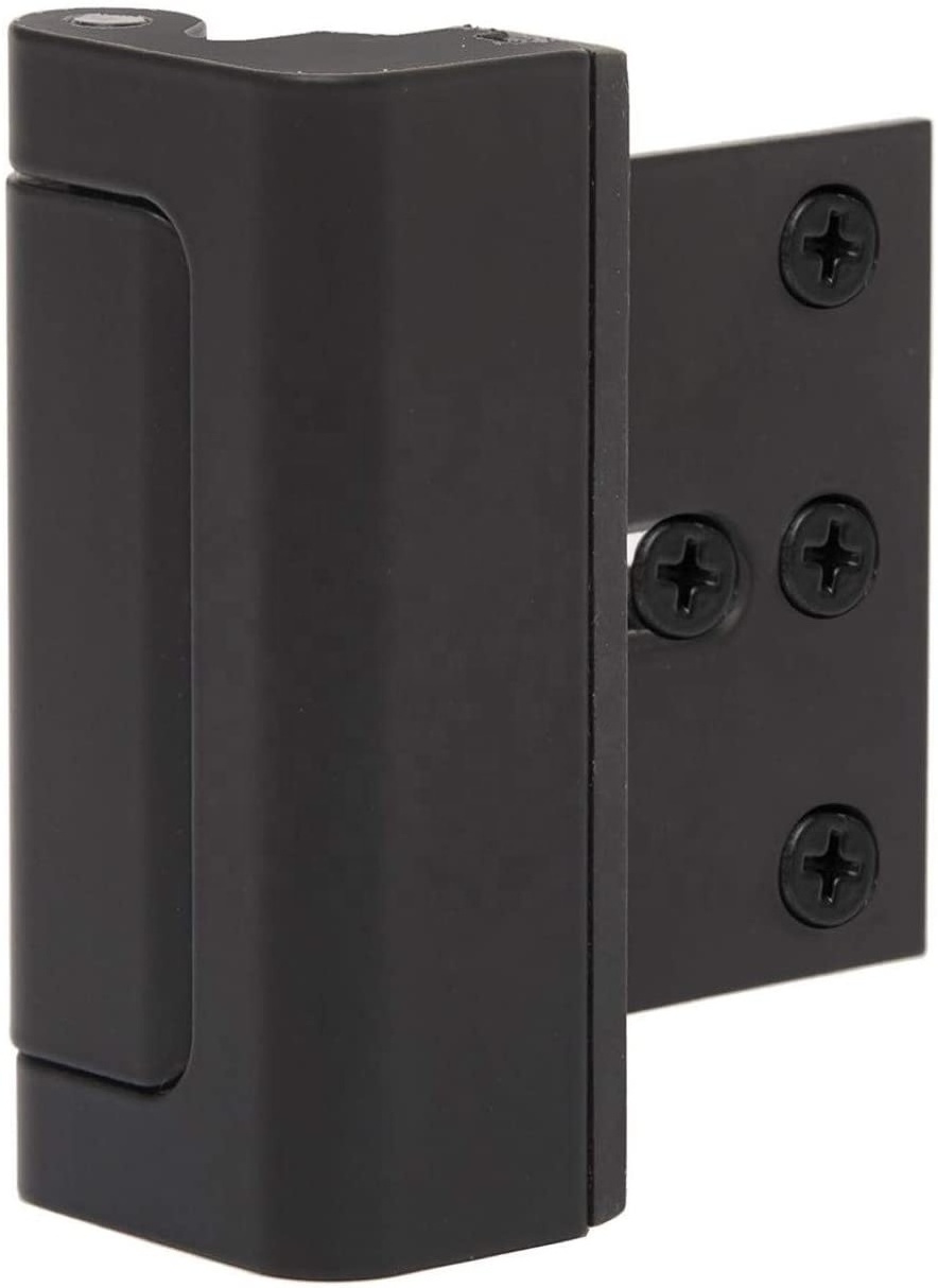 Door Reinforcement Lock Child Safety Door Security Lock with 4 Screws for Inward Swinging Door