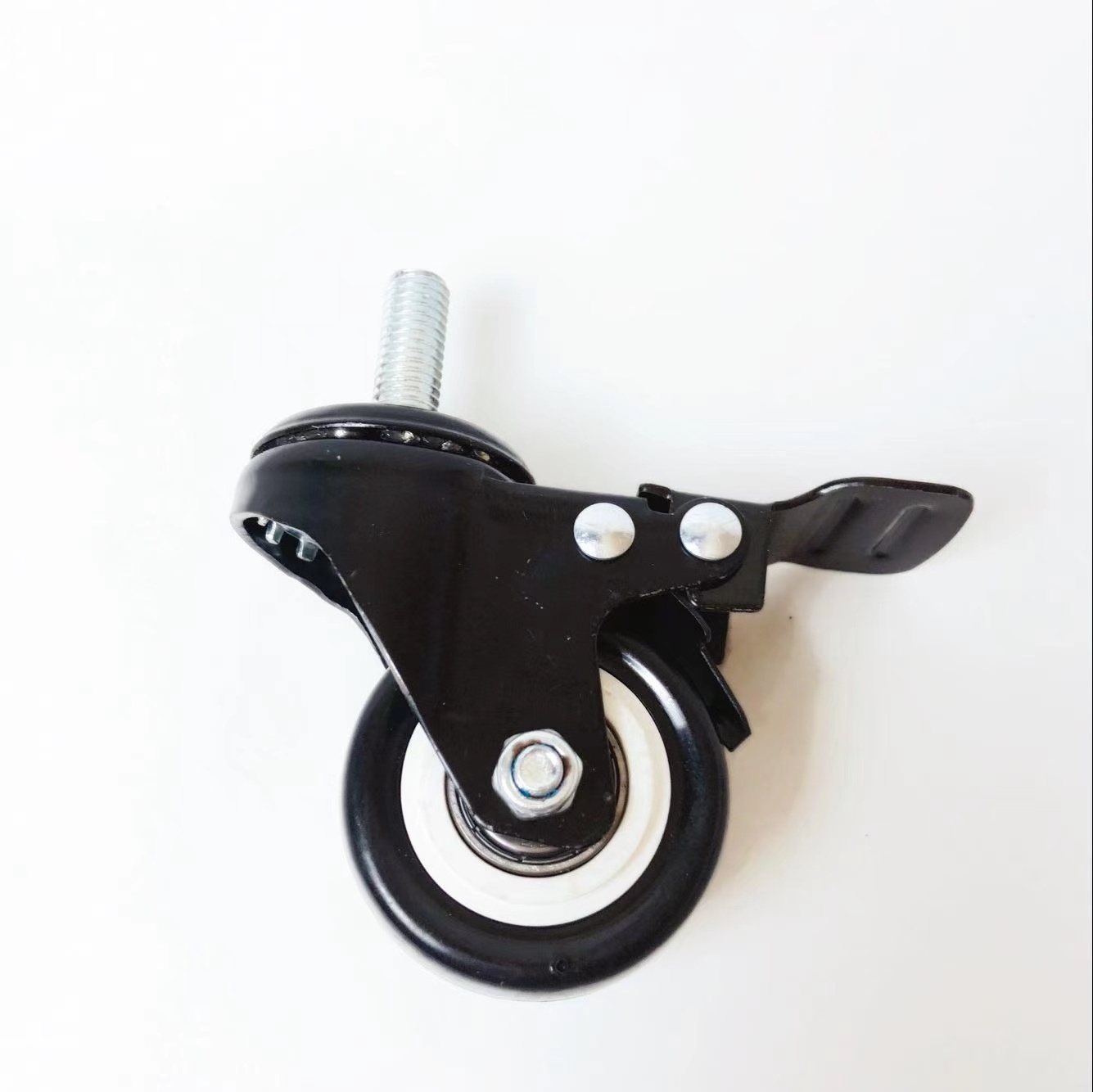 swivel caster wheel heavy duty quality universal wheel with brake locking wheel