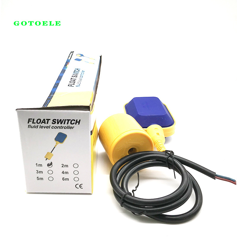 Float switch fluid level controller with weight and cable the wire one meter high quality best selling