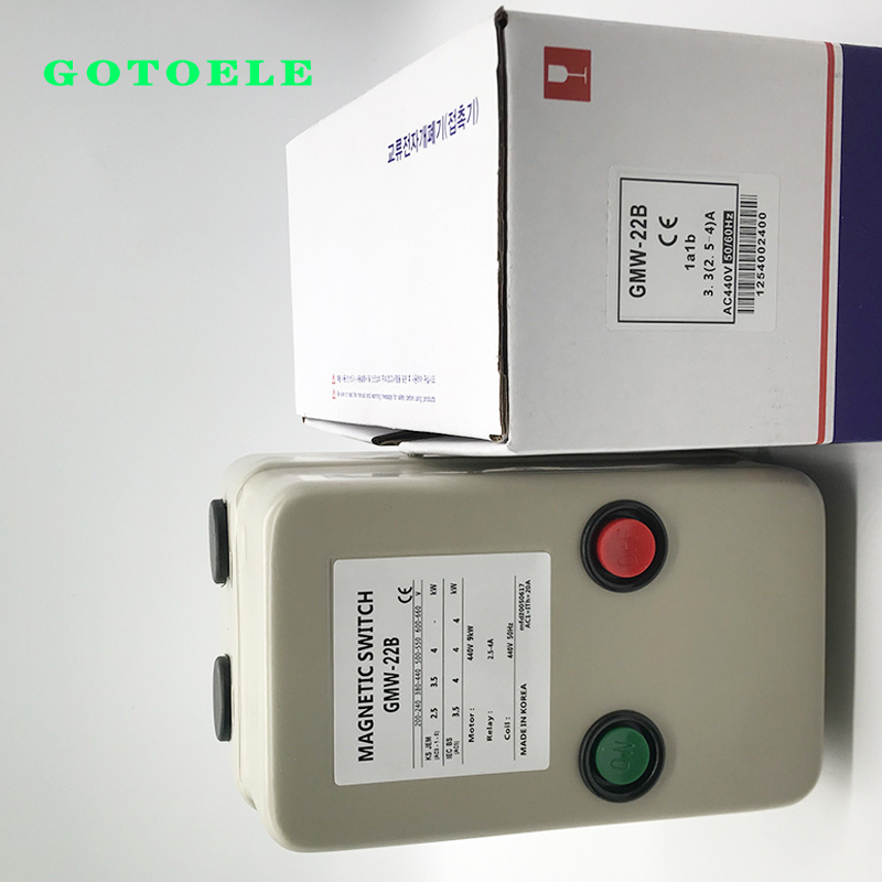 AC contactor Magnetic starter GMW-22B 1a+1b 44OV50/60HZ the relay 2.5-4A A-class quality goods 40A