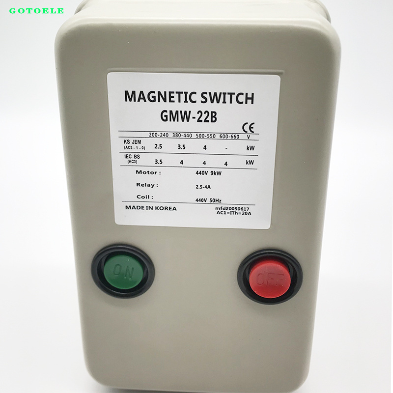 AC contactor Magnetic starter GMW-22B 1a+1b 44OV50/60HZ the relay 2.5-4A A-class quality goods 40A