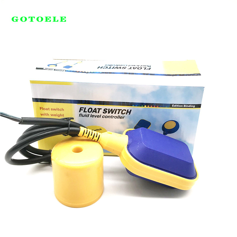 Float switch fluid level controller with weight and cable the wire one meter high quality best selling