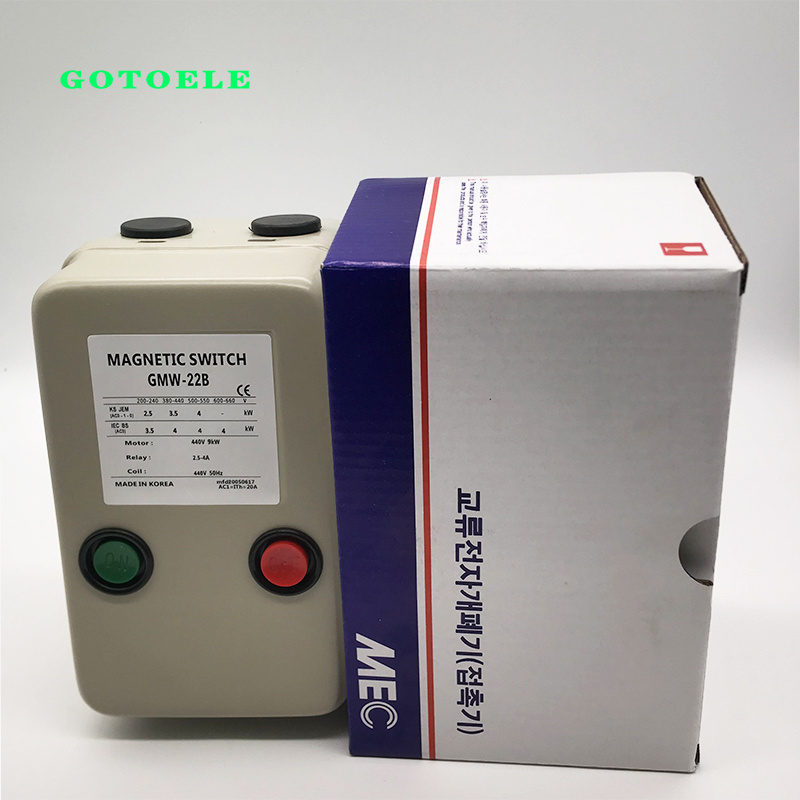 AC contactor Magnetic starter GMW-22B 1a+1b 44OV50/60HZ the relay 2.5-4A A-class quality goods 40A