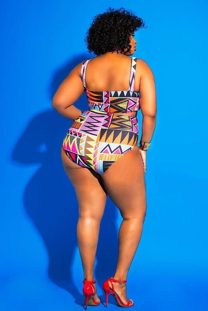 GX9058 Wholesale african print bathing suit 2020 one piece swimsuit plus size swimwear bikini for fat women