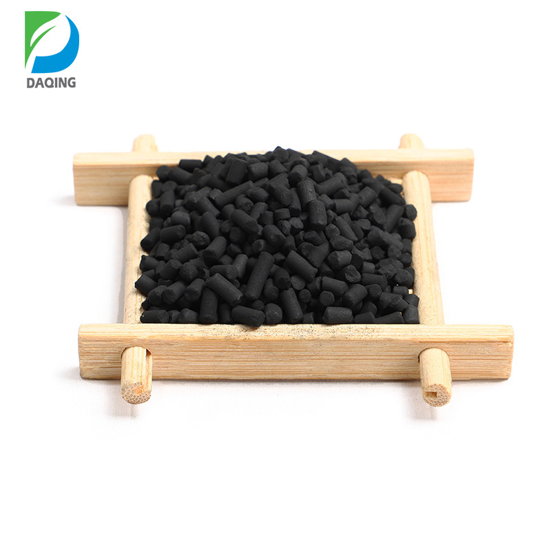 3mm 4mm high activity virgin pelletized activated carbon designed for use in gas phase applications