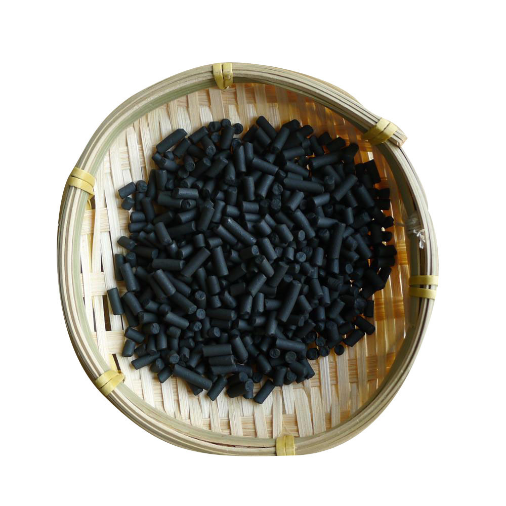 4MM Bulk density 395-420 bamboo carbon activated charcoal pellet