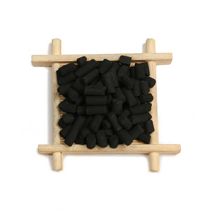 6mm extruded activated carbon pellets for odors removal from organic waste in the air