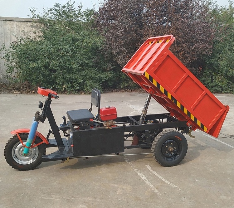 Mini Electric Motorcycle/Hydraulic Cylinders Dump Truck/Three Wheel Mini Dumper