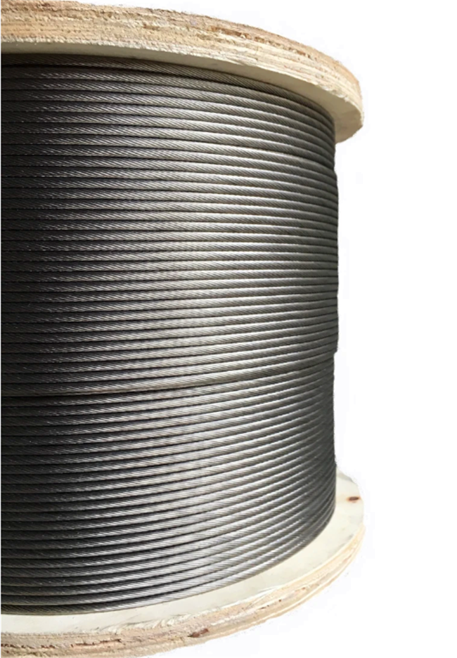 306/304/316 Stainless Wire Rope, Galvanized Steel Wire Rope Sling for crane Cheap Price of Steel Wire Rope