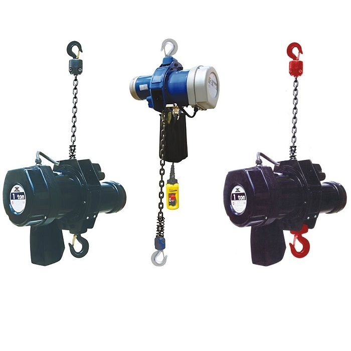 China factory supply electric swing stage hoist zinc plated lift chain electric chain stage hoist for truss