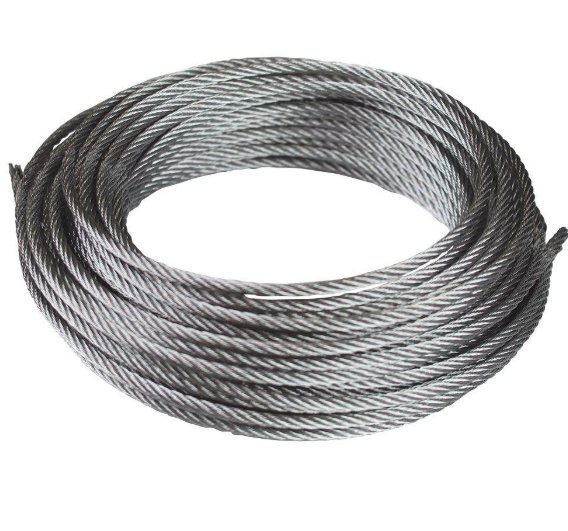 8x19 Steel wire rope factory construction or  6x19W Elevator steel wire rope