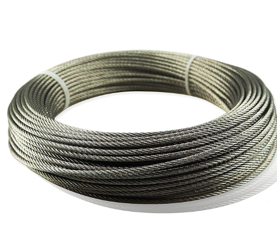 8x19 Steel wire rope factory construction or  6x19W Elevator steel wire rope