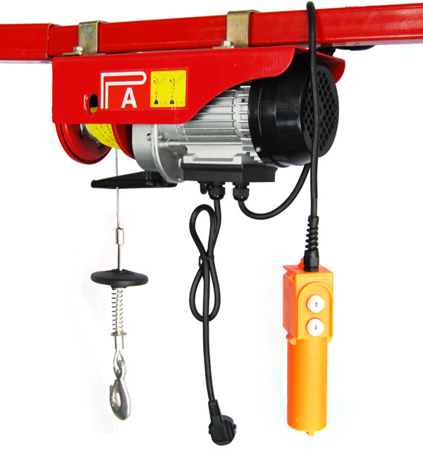 Mini Lift 220v 600/800/1000/1200 Kg Electric Chain Hoist price  small wire rope crane hoist with remote control  winch