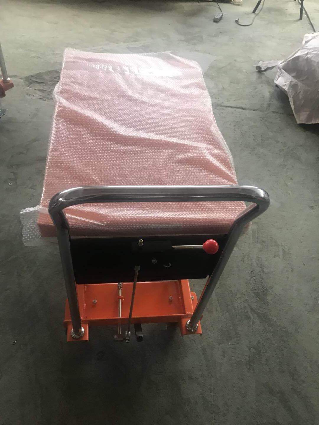 Hot Sale 300KG 350KG 500KG 750KG Scissor Lift Table manual pallet truck