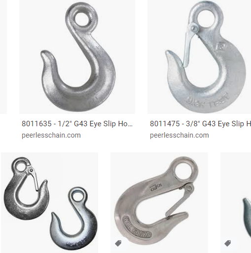 Eye Slip Hook Stainless Steel Eye Slip Hook with CE certification Hook have in stock