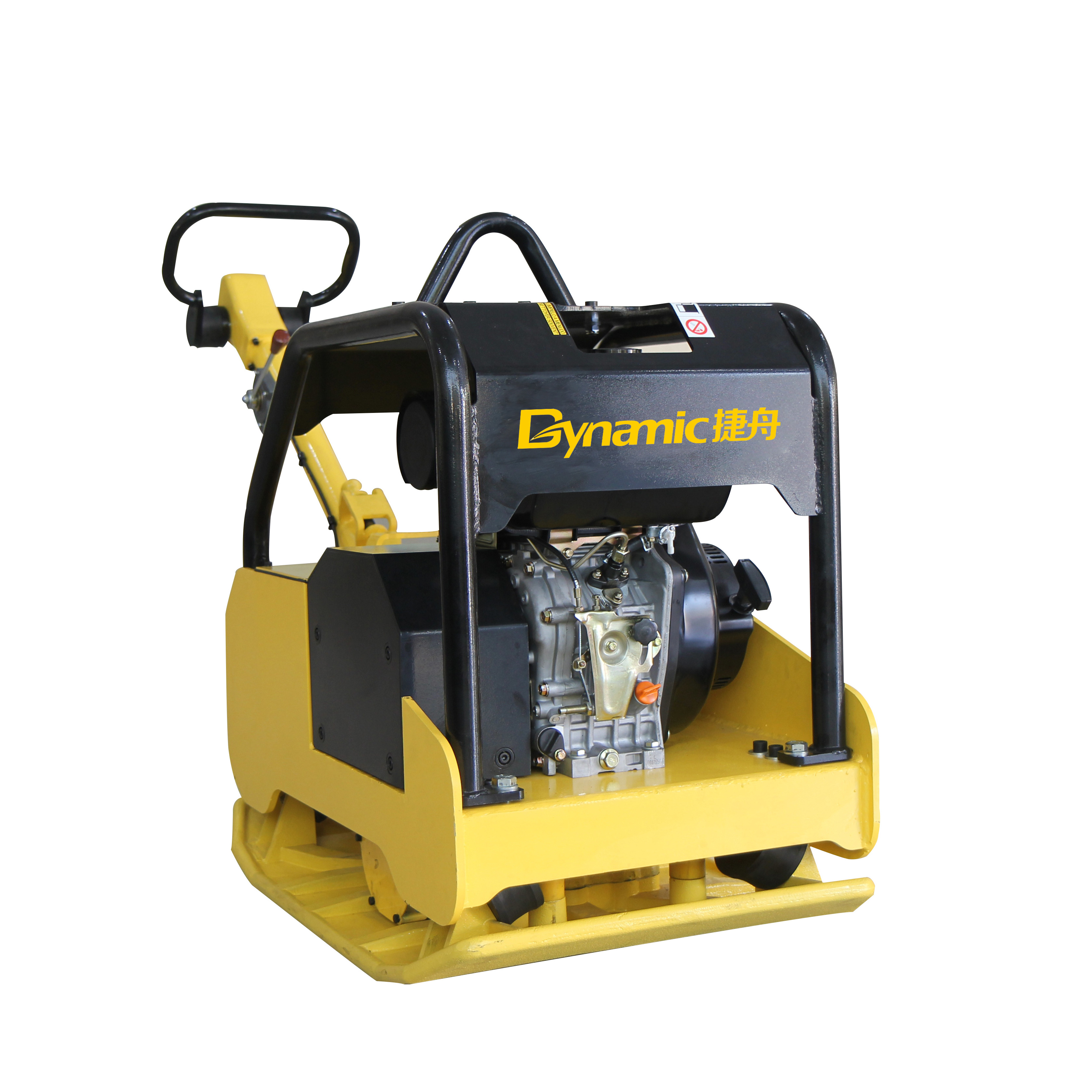 DYNAMIC DUR-500 Gasoline or Diesel Reversible plate compactor clutch vibrating earth compactor