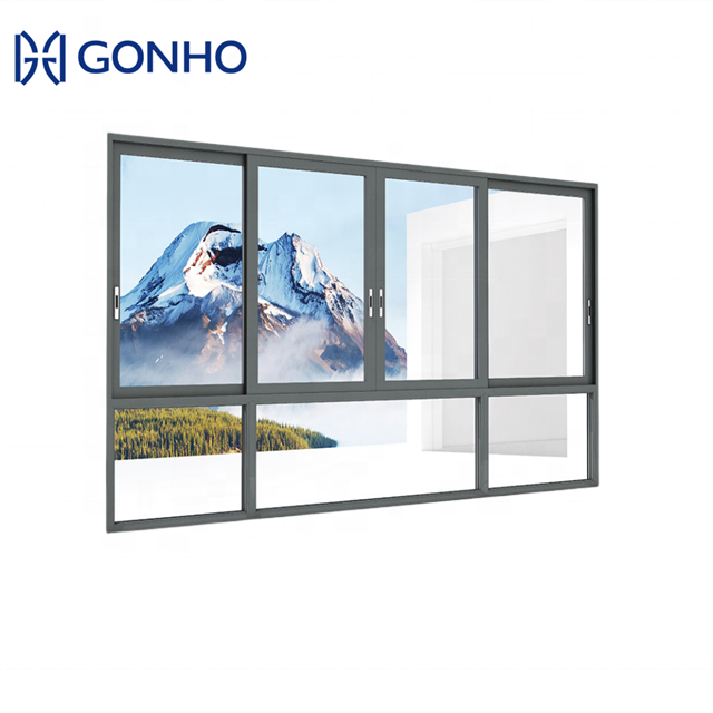 GONHO wholesale new innovations argon gas fills soundproof function kenya aluminum window door sliding window