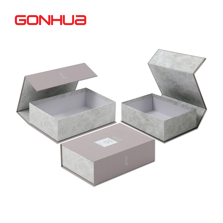 GONHUA Custom Box Luxury Packaging Printing Product Folding Cardboard Perfume Little Magnetic Gift Paper Packaging Box With Logo