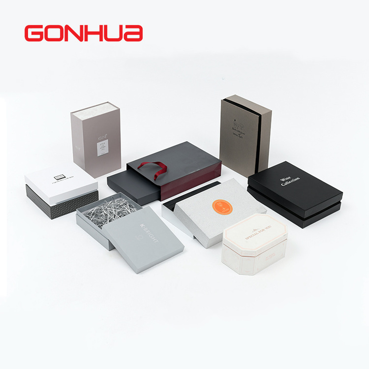 GONHUA Custom Box Luxury Packaging Printing Product Folding Cardboard Perfume Little Magnetic Gift Paper Packaging Box With Logo