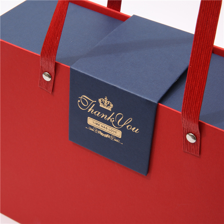 GONHUA Wholesale Customized Logo Printed Luxury Magnetic Folding Closure Paper Cardboard Gift Boxes Packaging For Wine Tea Set