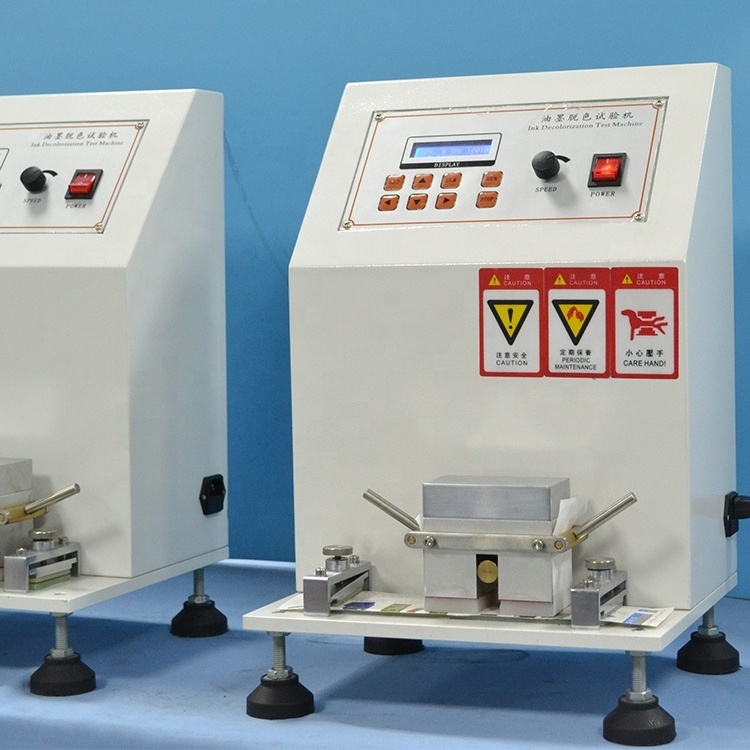 ISO9000 ASTM D5264.Paper Printing Ink decolorization testing machine,Ink Rub Tester